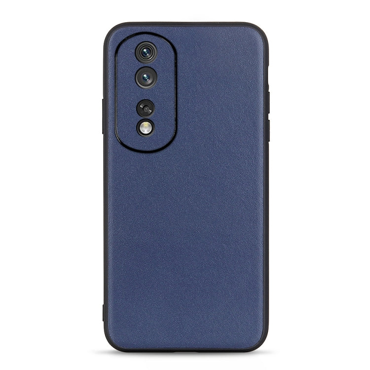 Accurate Hole Lambskin Texture Genuine Leather Phone Case