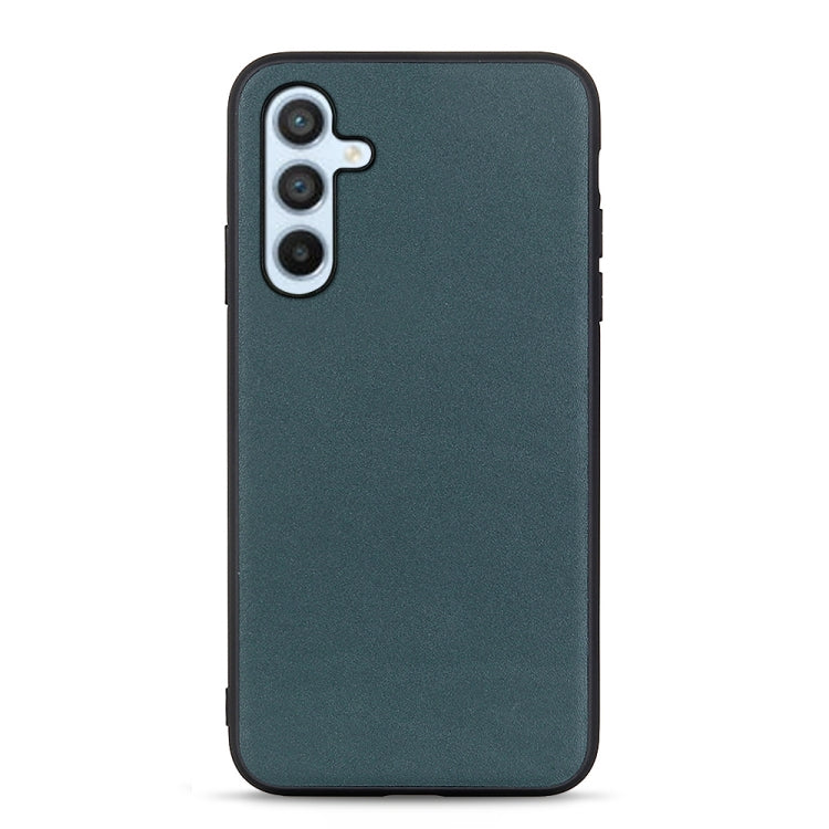 Accurate Hole Lambskin Texture Genuine Leather Phone Case