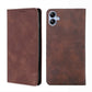Skin Feel Magnetic Horizontal Flip Leather Phone Case