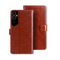 idewei Crazy Horse Texture Leather Phone Case