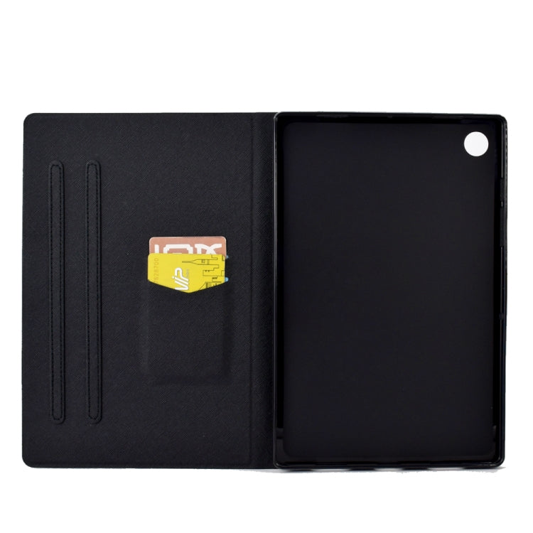 Electric Pressed TPU Smart Leather Tablet Case