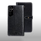 idewei Crocodile Texture Leather Phone Case