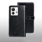 idewei Crocodile Texture Leather Phone Case
