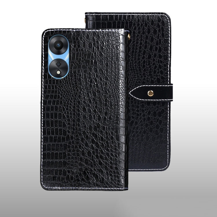 idewei Crocodile Texture Leather Phone Case