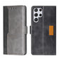 Contrast Color Side Buckle Leather Phone Case