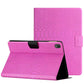 Solid Color Crocodile Texture Leather Smart Tablet Case