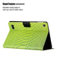 Solid Color Crocodile Texture Leather Tablet Case