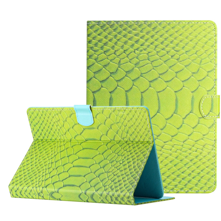 Solid Color Crocodile Texture Leather Tablet Case