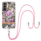 Flowers and Plants Series IMD TPU Phone Case with Lanyard