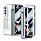 GKK Magnetic Fold Hinge Shockproof Phone Case with Pen Slots