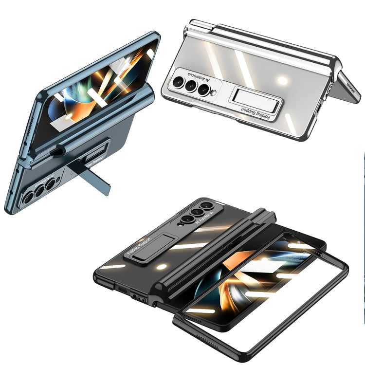GKK Magnetic Fold Hinge Shockproof Phone Case with Pen Slots