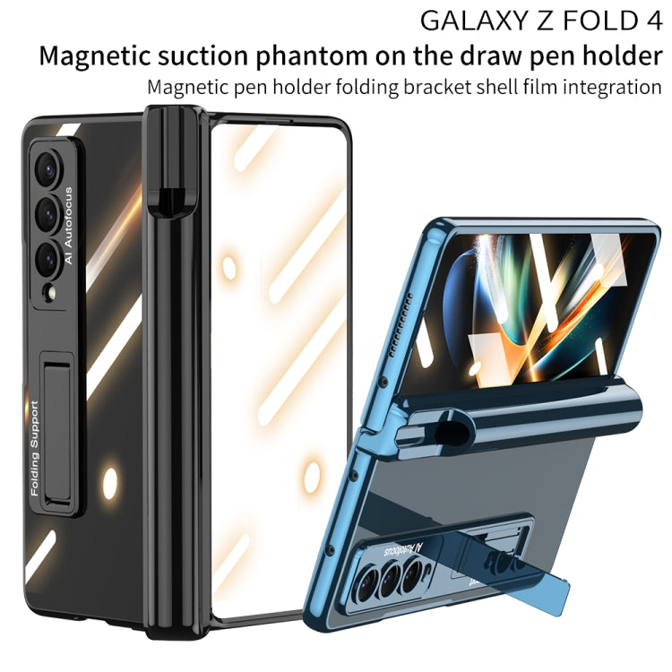 GKK Magnetic Fold Hinge Shockproof Phone Case with Pen Slots