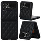 Rhombic Microfiber Folding Phone Case