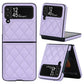 Rhombic Microfiber Folding Phone Case