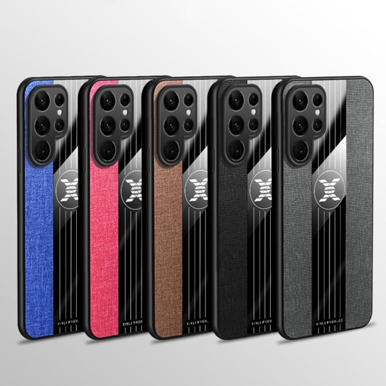 XINLI Stitching Cloth Textue Shockproof TPU Phone Case