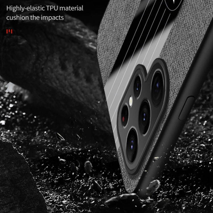 XINLI Stitching Cloth Textue Shockproof TPU Phone Case