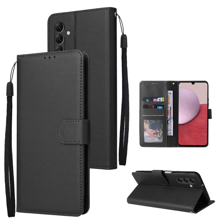 Multifunctional 3 Card Slots Leather Phone Case
