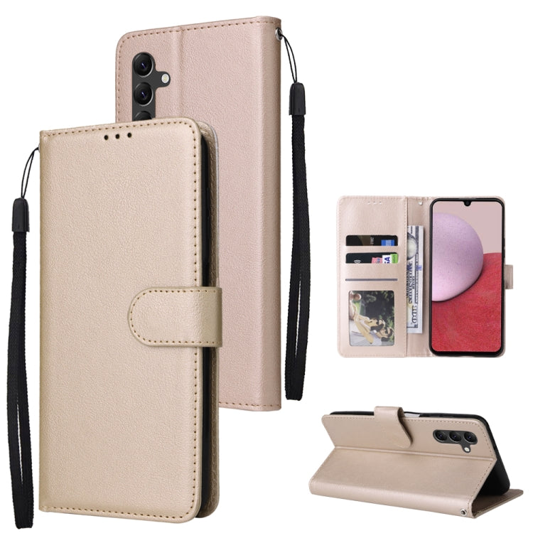 Multifunctional 3 Card Slots Leather Phone Case