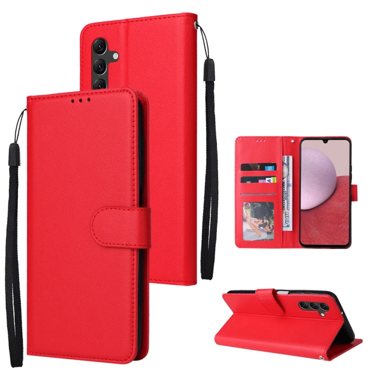 Multifunctional 3 Card Slots Leather Phone Case