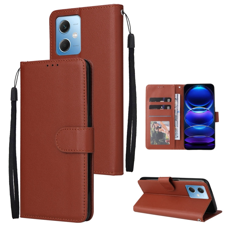 Multifunctional 3 Card Slots Leather Phone Case