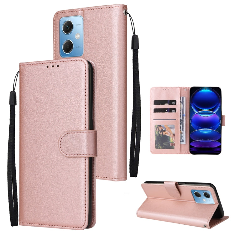 Multifunctional 3 Card Slots Leather Phone Case