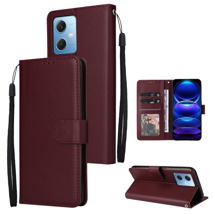 Multifunctional 3 Card Slots Leather Phone Case