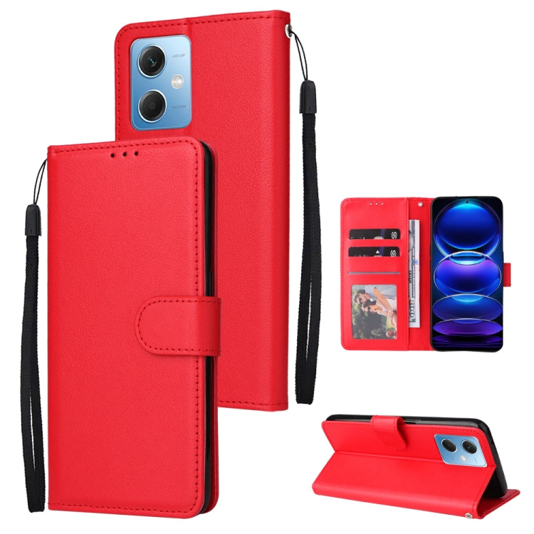 Multifunctional 3 Card Slots Leather Phone Case