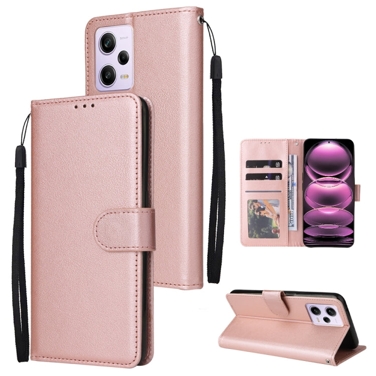 Multifunctional 3 Card Slots Leather Phone Case