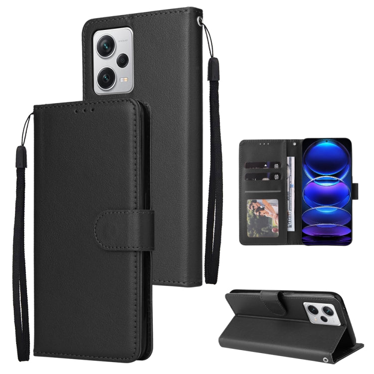 Multifunctional 3 Card Slots Leather Phone Case