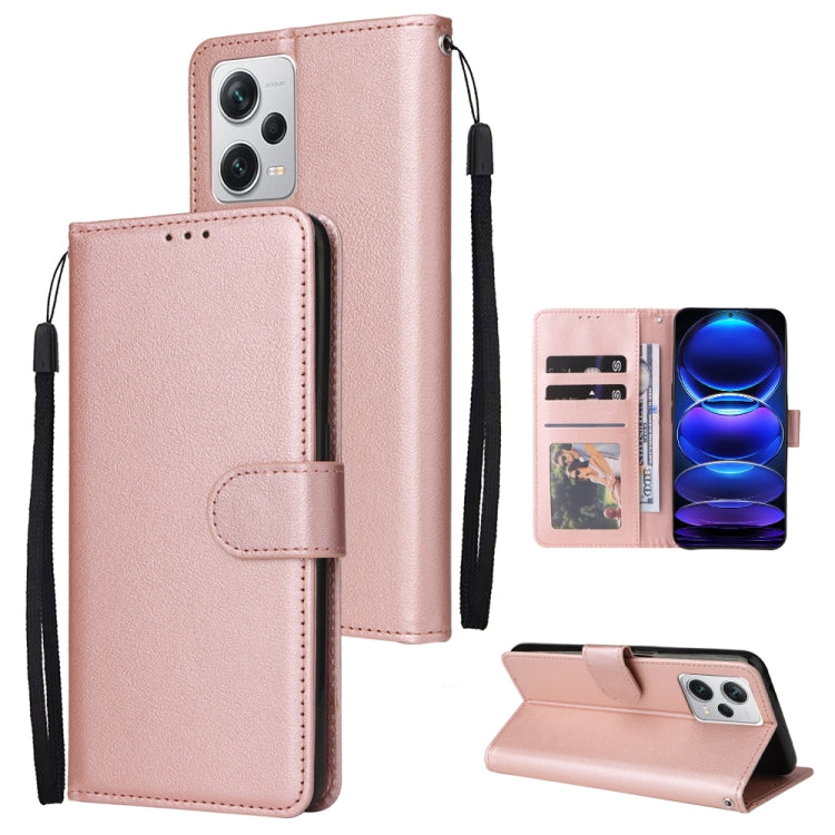 Multifunctional 3 Card Slots Leather Phone Case