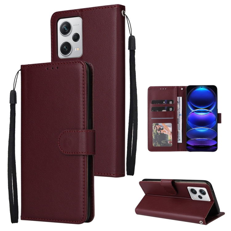 Multifunctional 3 Card Slots Leather Phone Case