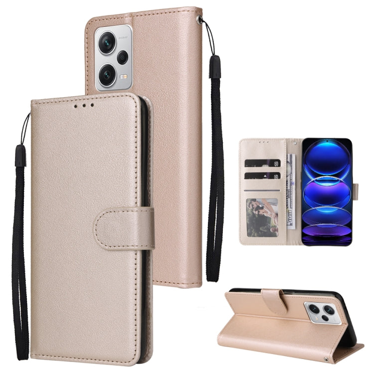 Multifunctional 3 Card Slots Leather Phone Case