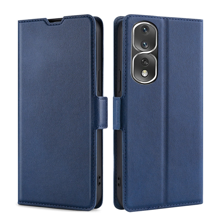 Ultra-thin Voltage Side Buckle Horizontal Flip Leather Phone Case