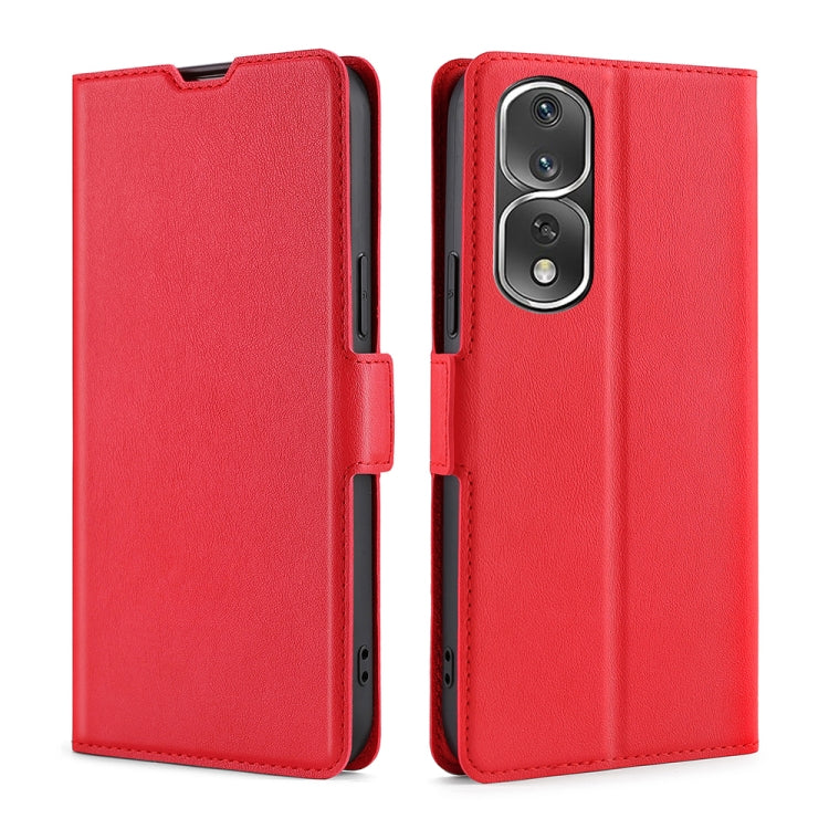 Ultra-thin Voltage Side Buckle Horizontal Flip Leather Phone Case