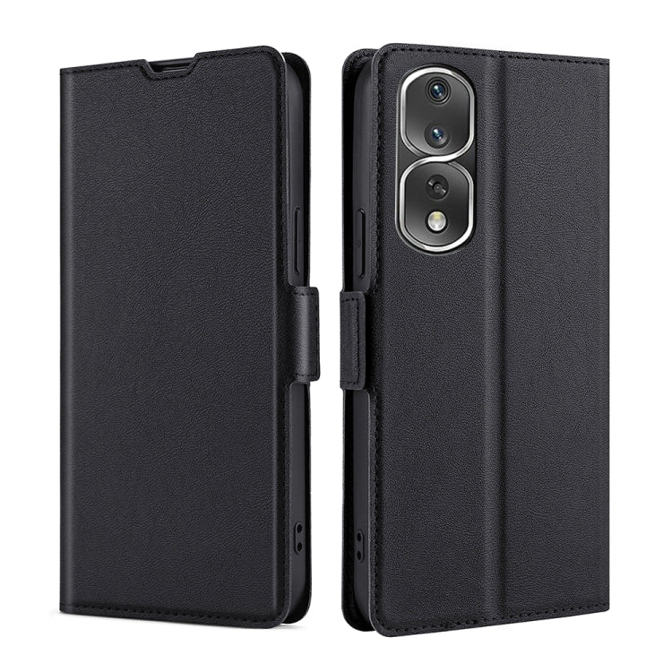 Ultra-thin Voltage Side Buckle Horizontal Flip Leather Phone Case