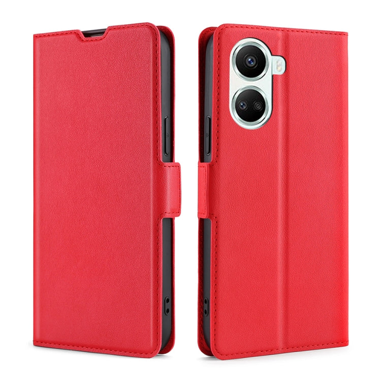 Ultra-thin Voltage Side Buckle Horizontal Flip Leather Phone Case