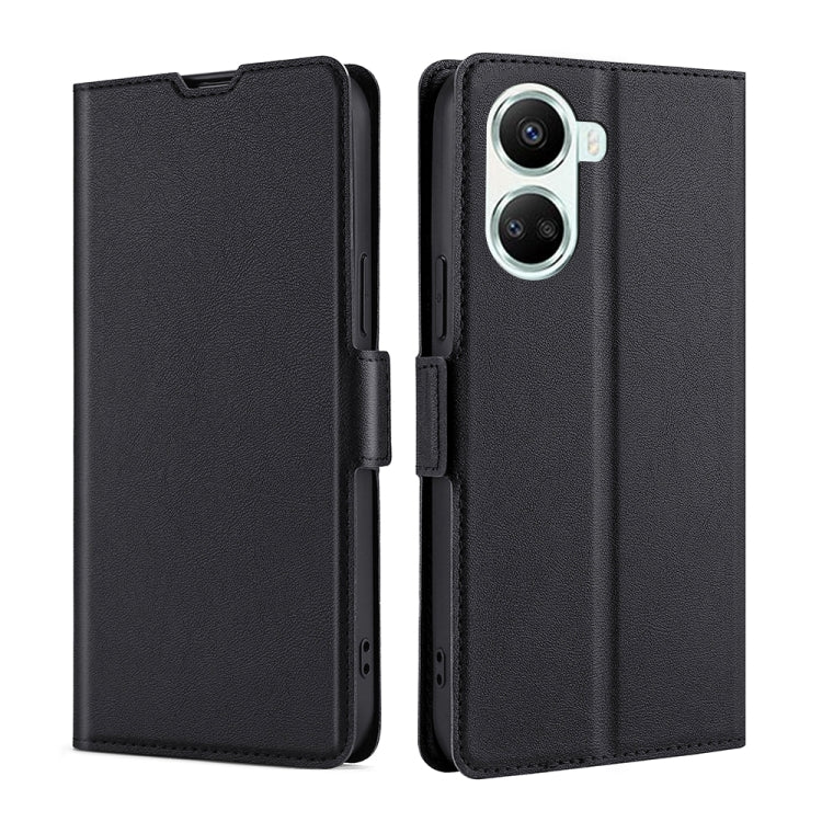 Ultra-thin Voltage Side Buckle Horizontal Flip Leather Phone Case