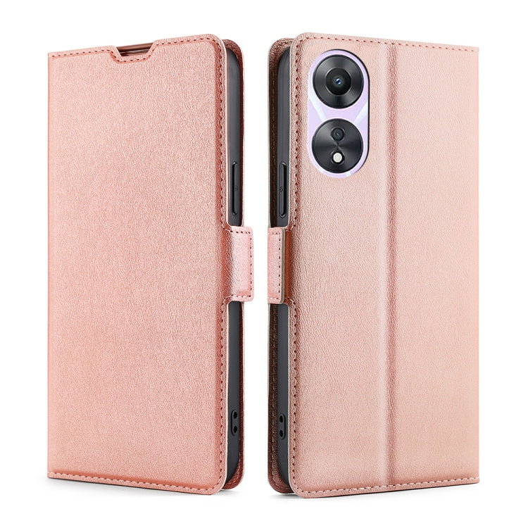 Ultra-thin Voltage Side Buckle Horizontal Flip Leather Phone Case