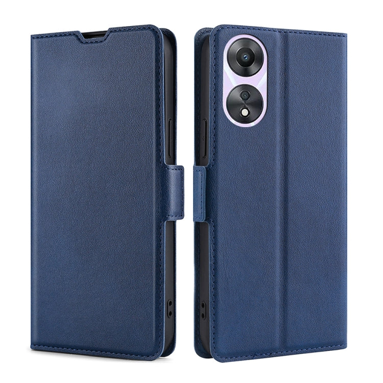 Ultra-thin Voltage Side Buckle Horizontal Flip Leather Phone Case