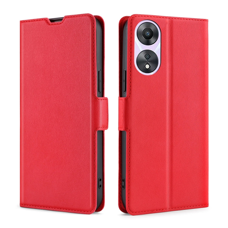 Ultra-thin Voltage Side Buckle Horizontal Flip Leather Phone Case