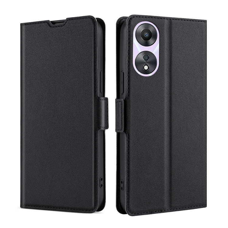 Ultra-thin Voltage Side Buckle Horizontal Flip Leather Phone Case