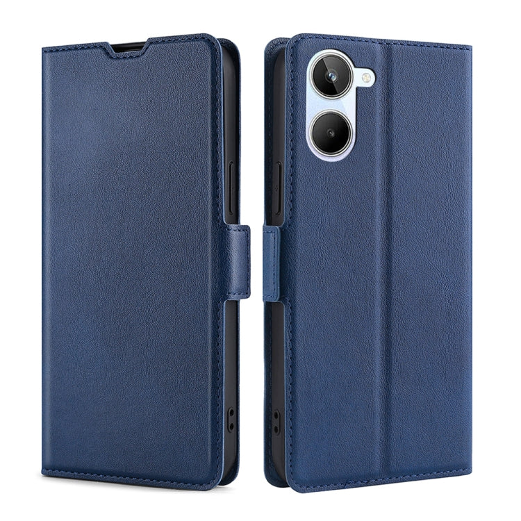 Ultra-thin Voltage Side Buckle Horizontal Flip Leather Phone Case