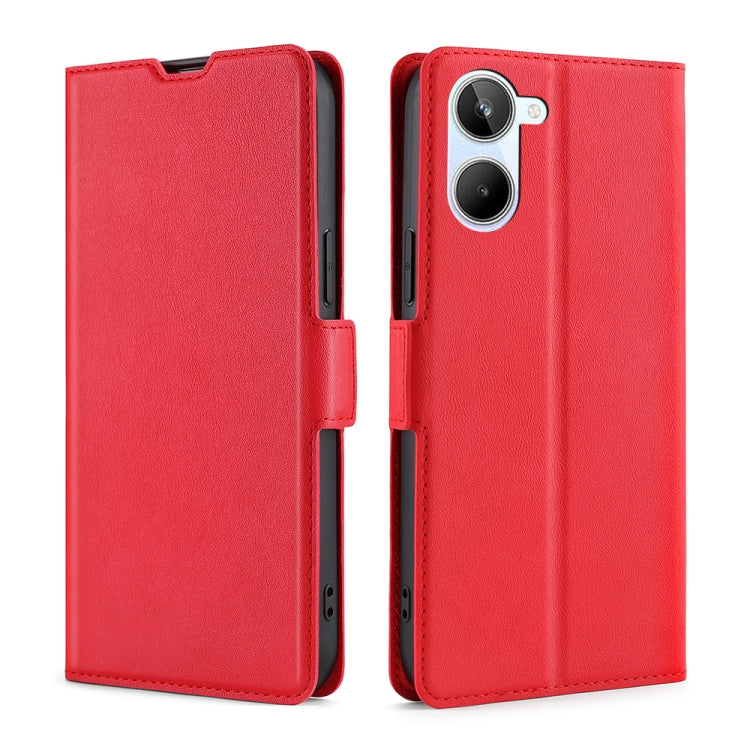 Ultra-thin Voltage Side Buckle Horizontal Flip Leather Phone Case