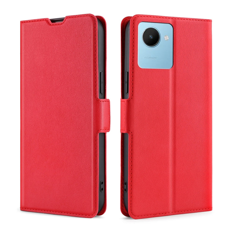 Ultra-thin Voltage Side Buckle Horizontal Flip Leather Phone Case