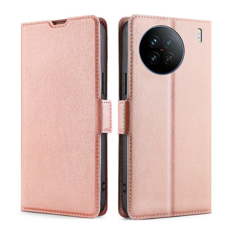 Ultra-thin Voltage Side Buckle Horizontal Flip Leather Phone Case