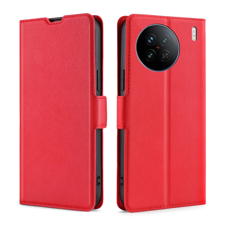 Ultra-thin Voltage Side Buckle Horizontal Flip Leather Phone Case