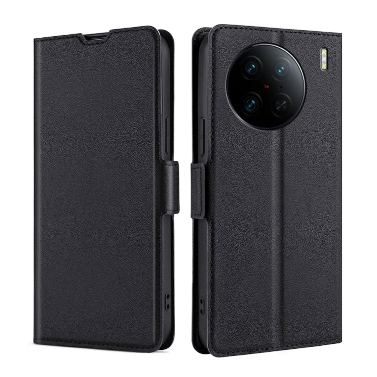 Ultra-thin Voltage Side Buckle Horizontal Flip Leather Phone Case