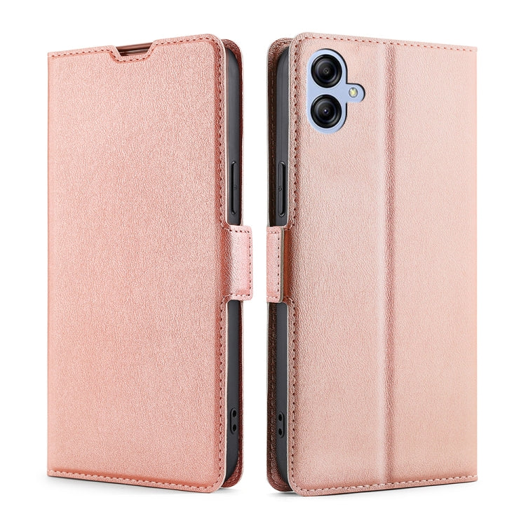 Ultra-thin Voltage Side Buckle Horizontal Flip Leather Phone Case