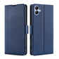 Ultra-thin Voltage Side Buckle Horizontal Flip Leather Phone Case