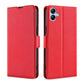 Ultra-thin Voltage Side Buckle Horizontal Flip Leather Phone Case
